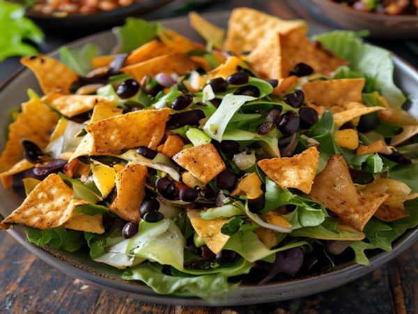 Mexican Nachos Salad Bowl
