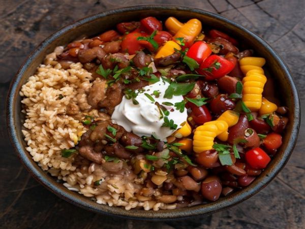 Mexican Rajma Bowl
